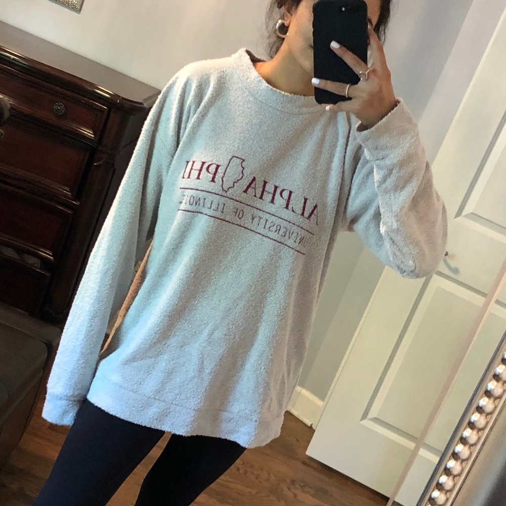 Alpha Phi Woolly Threads Sweater View 3